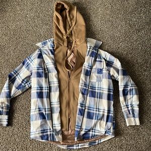 Thermal flannel jacket, Womens medium